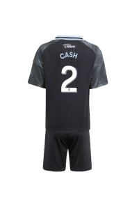 Fotbalové Dres Aston Villa Matty Cash #2 Dětské Venkovní Oblečení 2025-26 Krátký Rukáv (+ trenýrky)